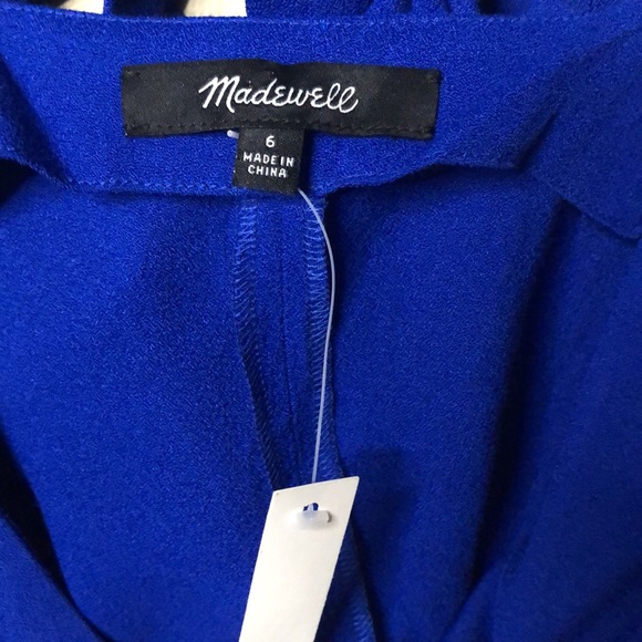 Madewell apron bow back tank NWT - Picture 4 of 6